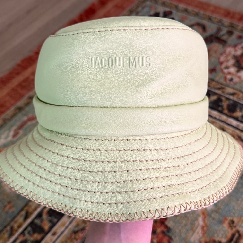Jacquemus Pastel Green Bucket Hat